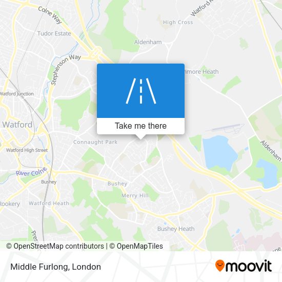 Middle Furlong map