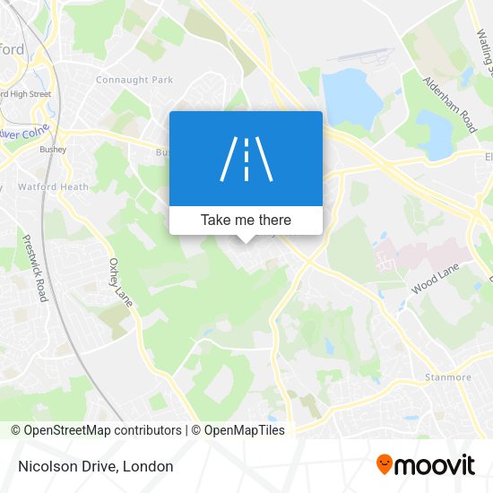 Nicolson Drive map