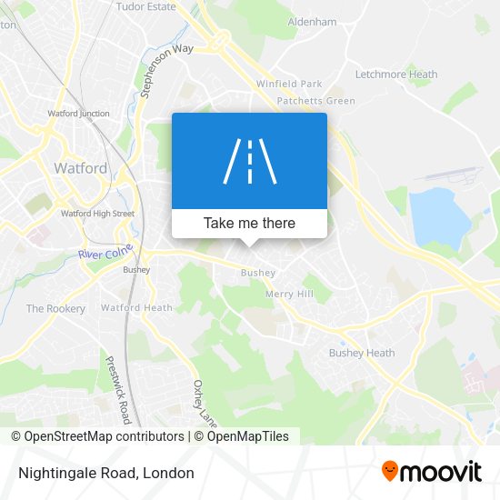 Nightingale Road map