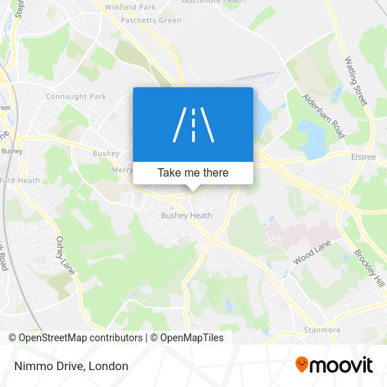 Nimmo Drive map