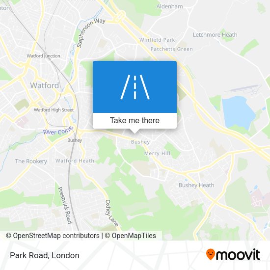 Park Road map