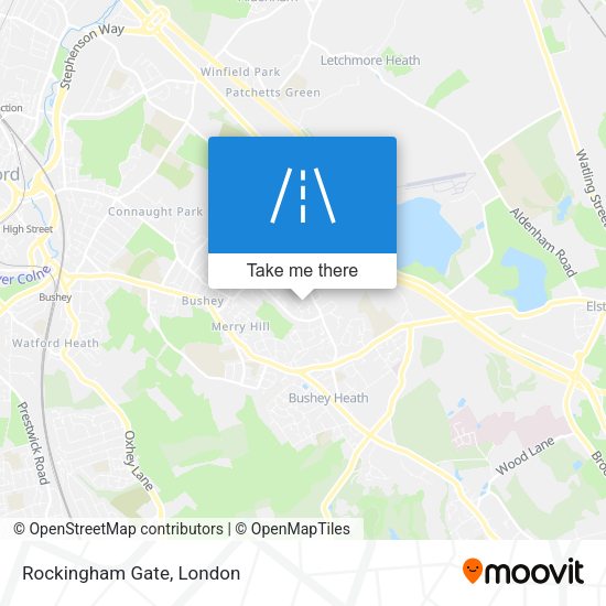 Rockingham Gate map