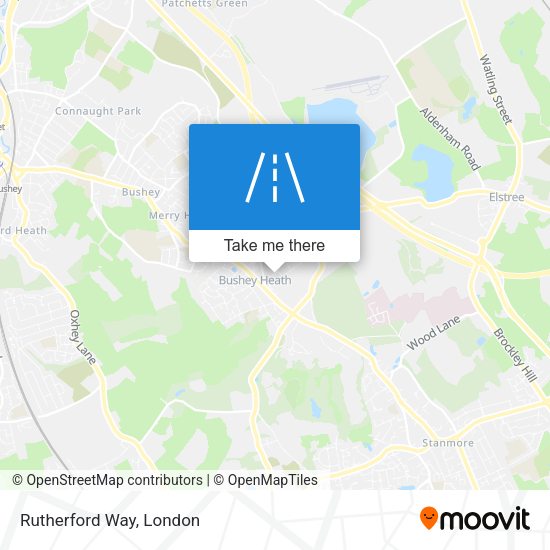 Rutherford Way map