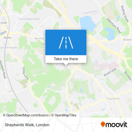 Shepherds Walk map