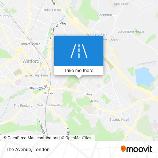 The Avenue map