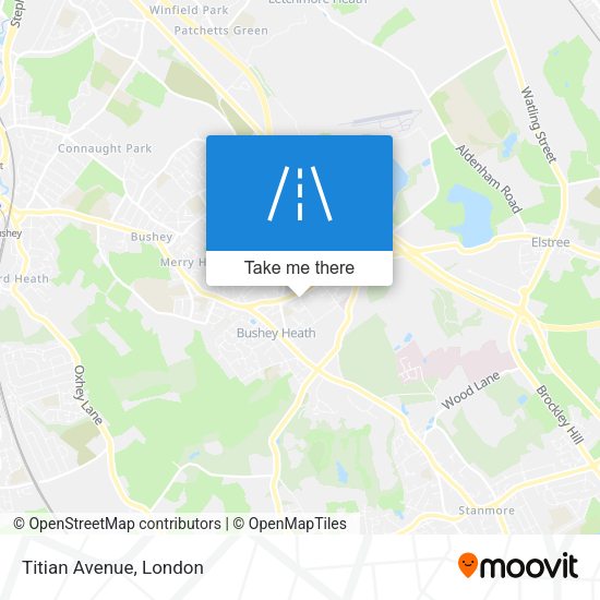Titian Avenue map