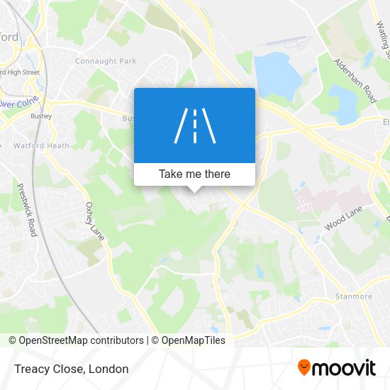 Treacy Close map