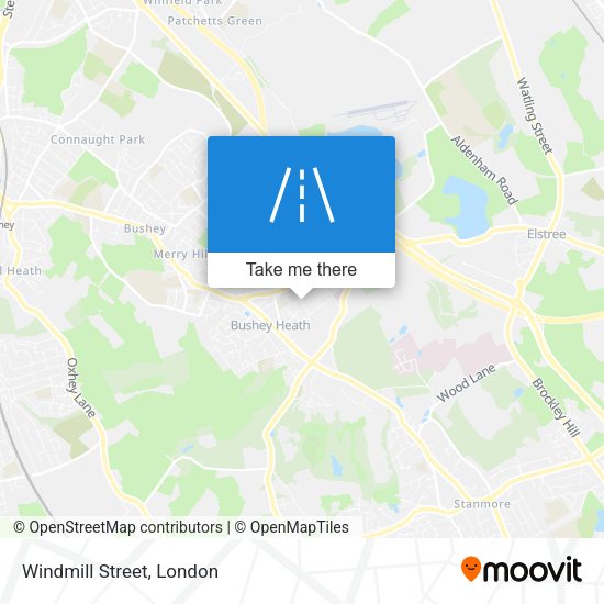 Windmill Street map