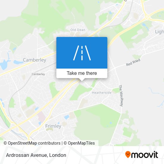 Ardrossan Avenue map