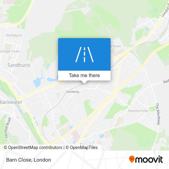 Barn Close map