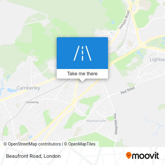 Beaufront Road map