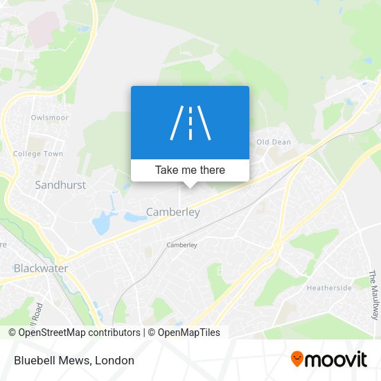 Bluebell Mews map