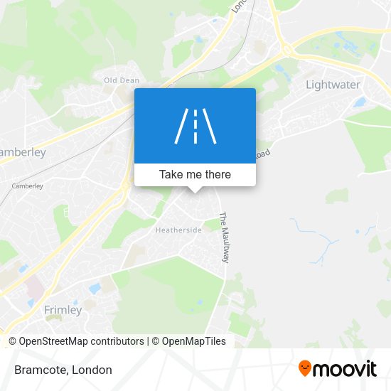 Bramcote map