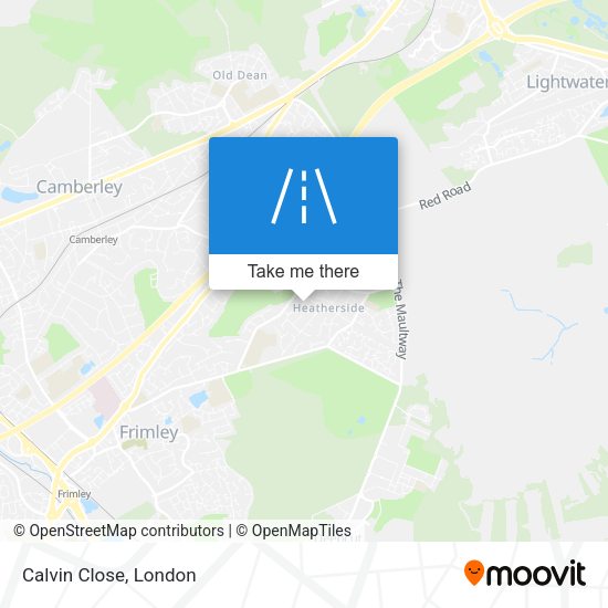 Calvin Close map