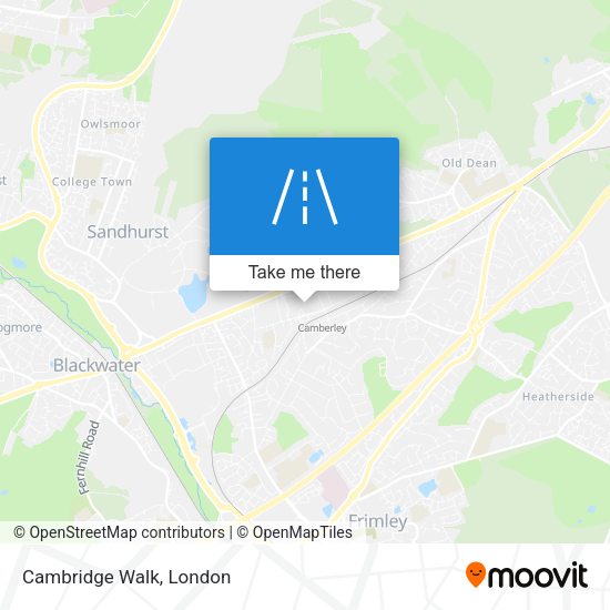 Cambridge Walk map
