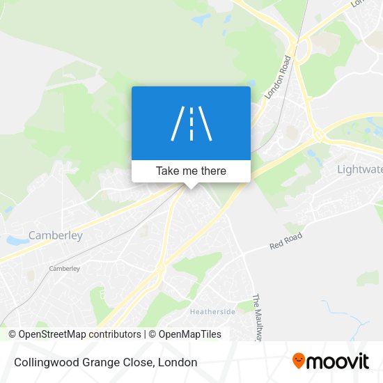 Collingwood Grange Close map