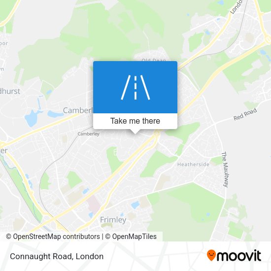 Connaught Road map
