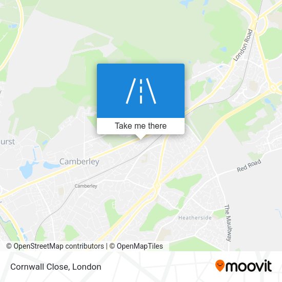 Cornwall Close map