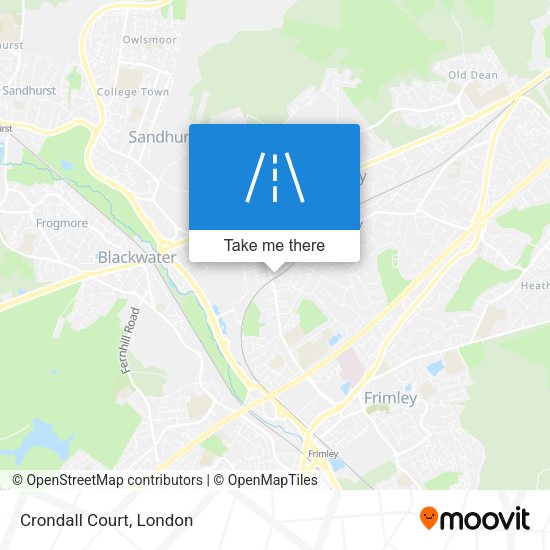 Crondall Court map