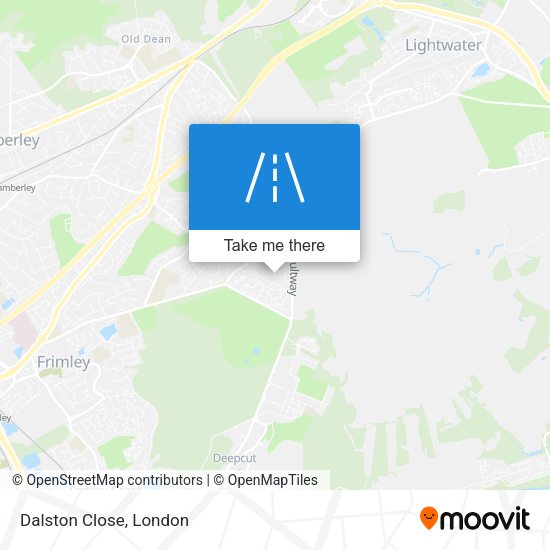 Dalston Close map