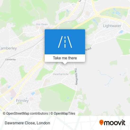 Dawsmere Close map