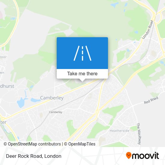 Deer Rock Road map