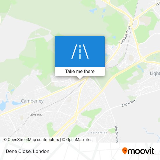 Dene Close map