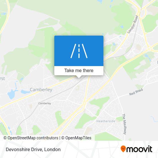 Devonshire Drive map