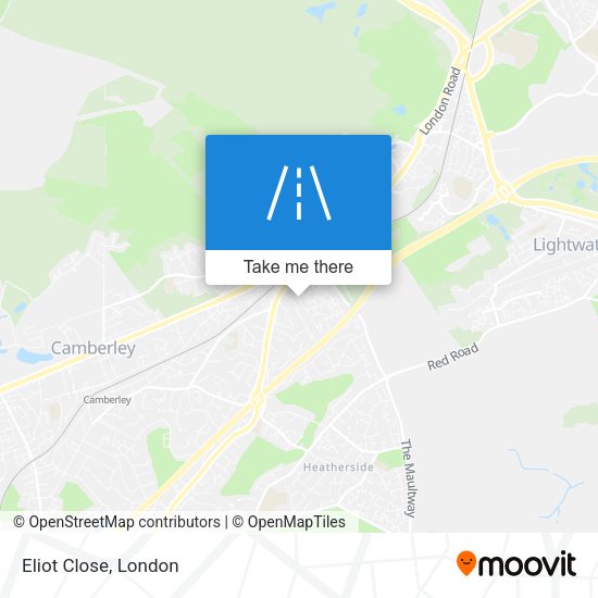 Eliot Close map