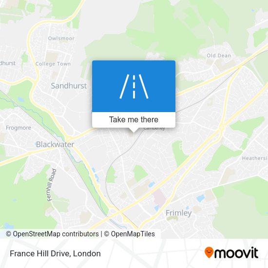 France Hill Drive map