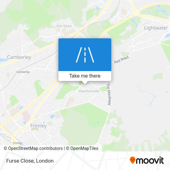 Furse Close map