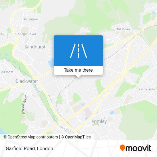 Garfield Road map