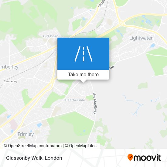 Glassonby Walk map