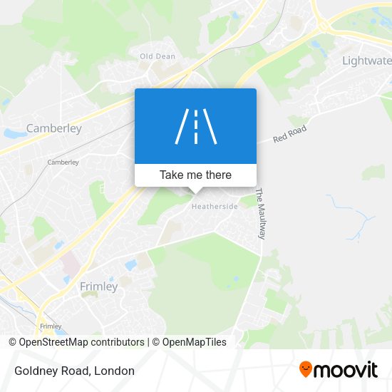 Goldney Road map