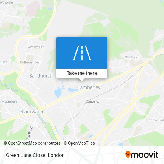 Green Lane Close map