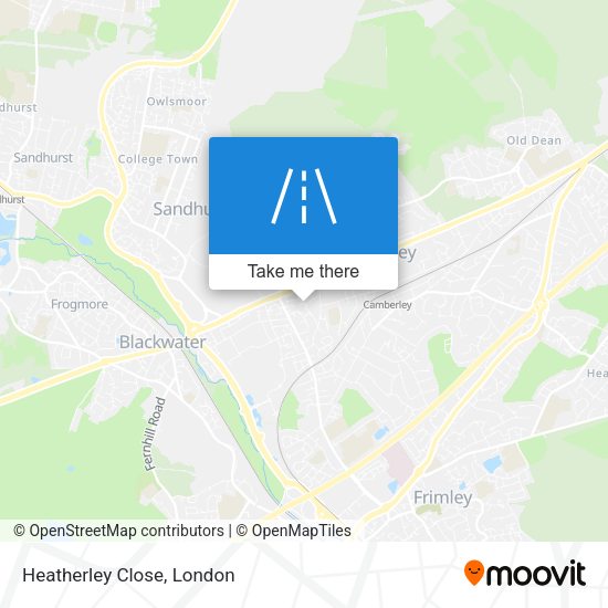 Heatherley Close map