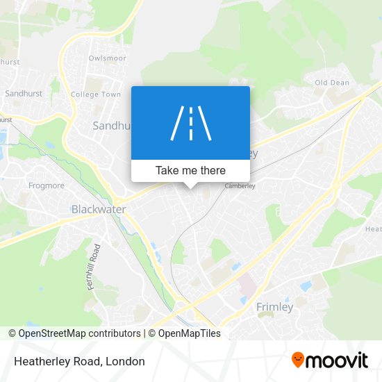 Heatherley Road map