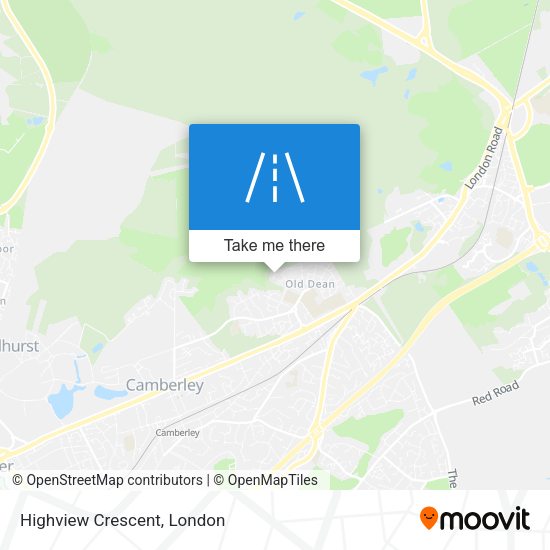 Highview Crescent map