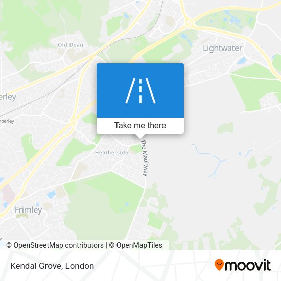 Kendal Grove map