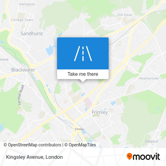 Kingsley Avenue map