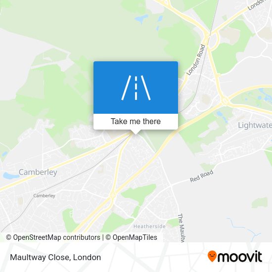 Maultway Close map