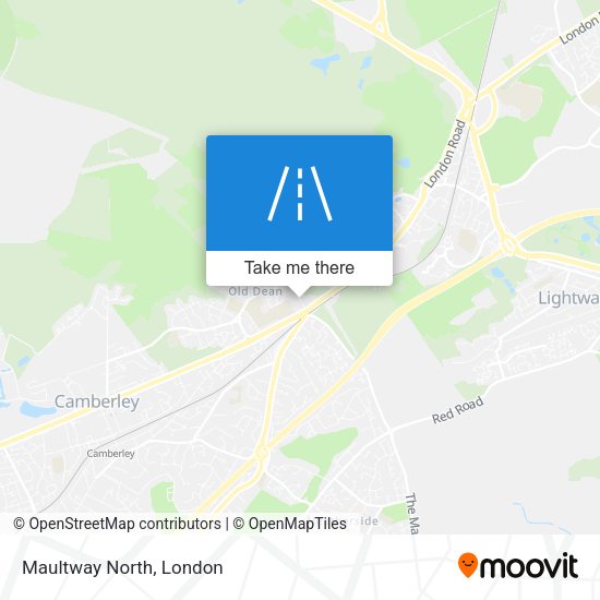 Maultway North map
