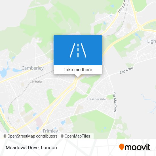Meadows Drive map
