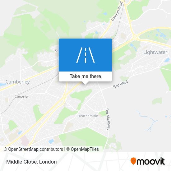 Middle Close map