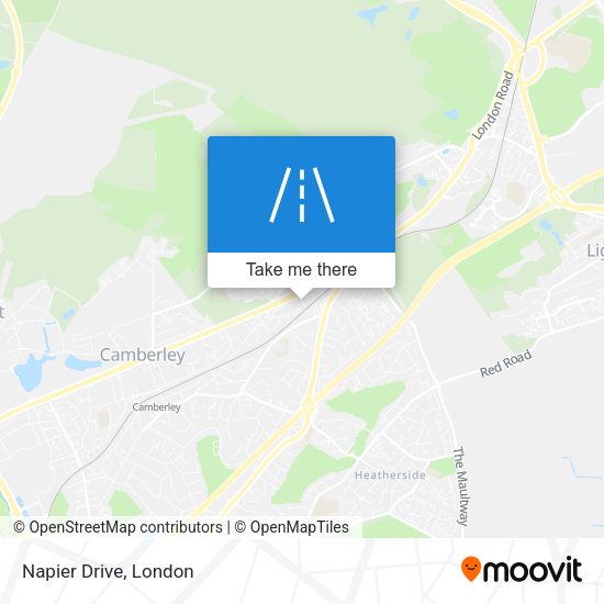 Napier Drive map