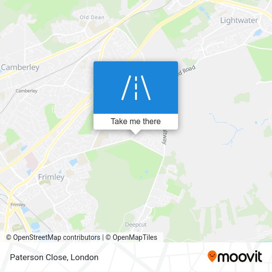 Paterson Close map