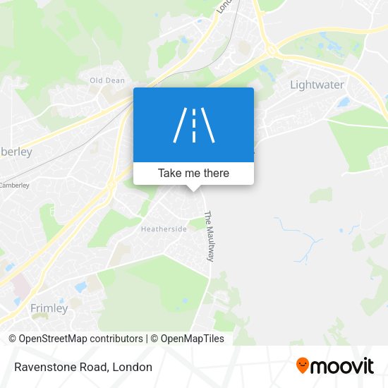 Ravenstone Road map
