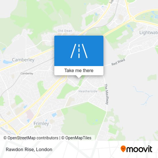 Rawdon Rise map