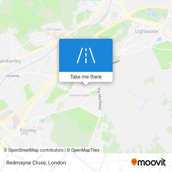 Redmayne Close map