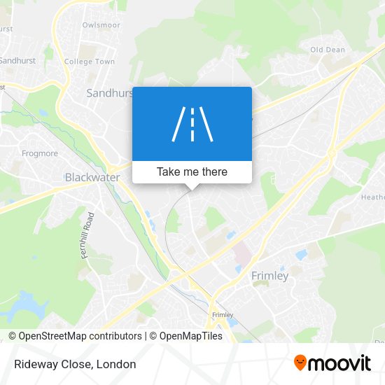 Rideway Close map
